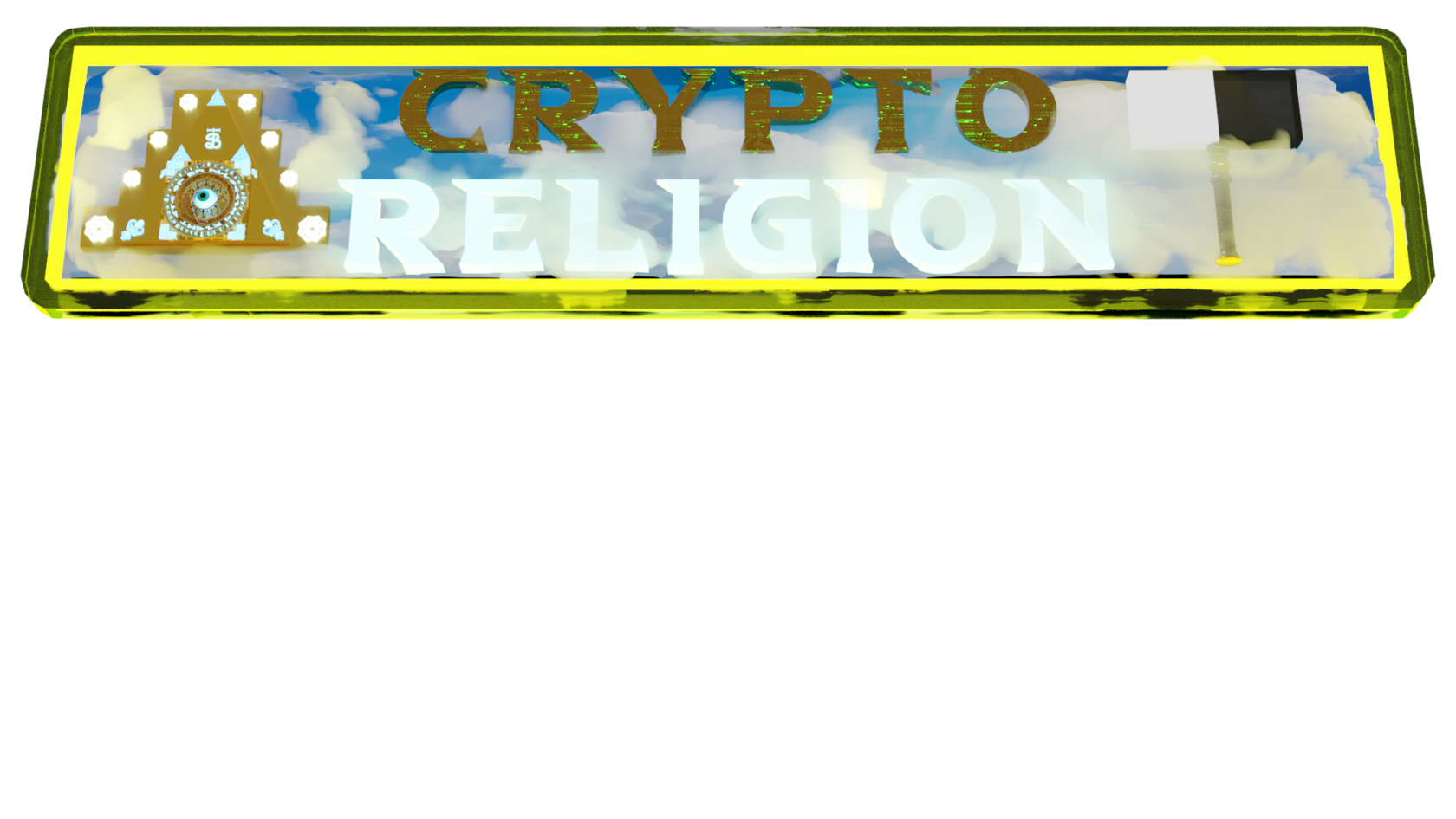 Michaelism crypto religion concept art